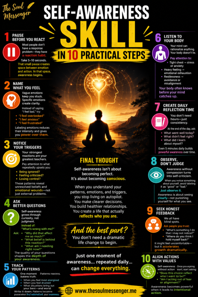 self awareness skill in 10 practical steps self awareness skill in 10 practical steps