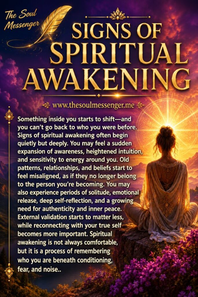 Signs of Spiritual Awakening