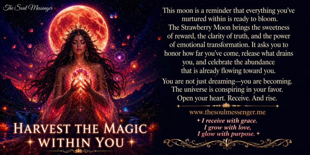 strawberry moon magic it’s time to harvest within