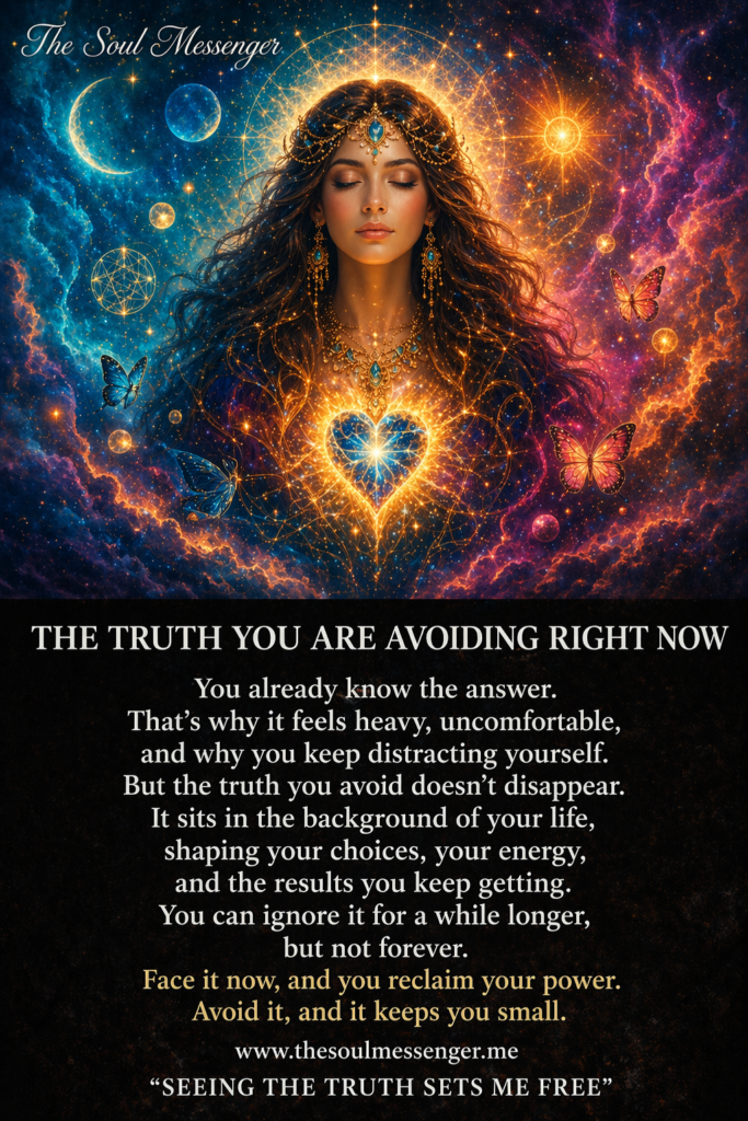 the truth you are avoiding right now the truth you are avoiding right now