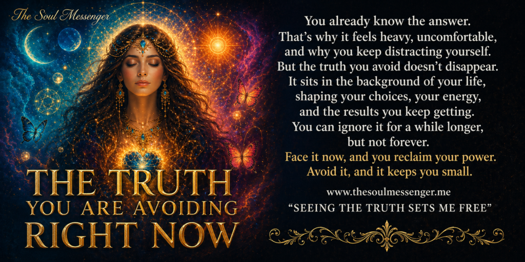 the truth you are avoiding right now web