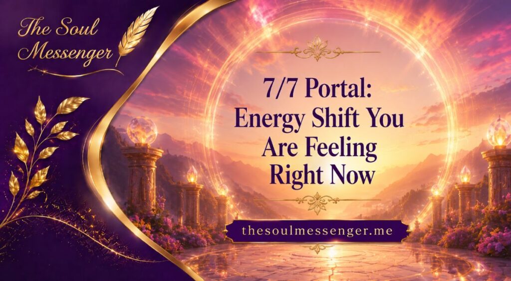 Soft calm image for 7/7 Portal and Energy Shift People Feel