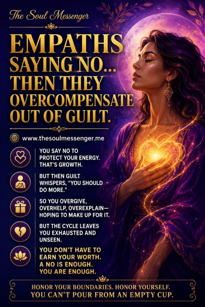 Empaths Saying NO … Then They Overcompensate Out of Guilt 1