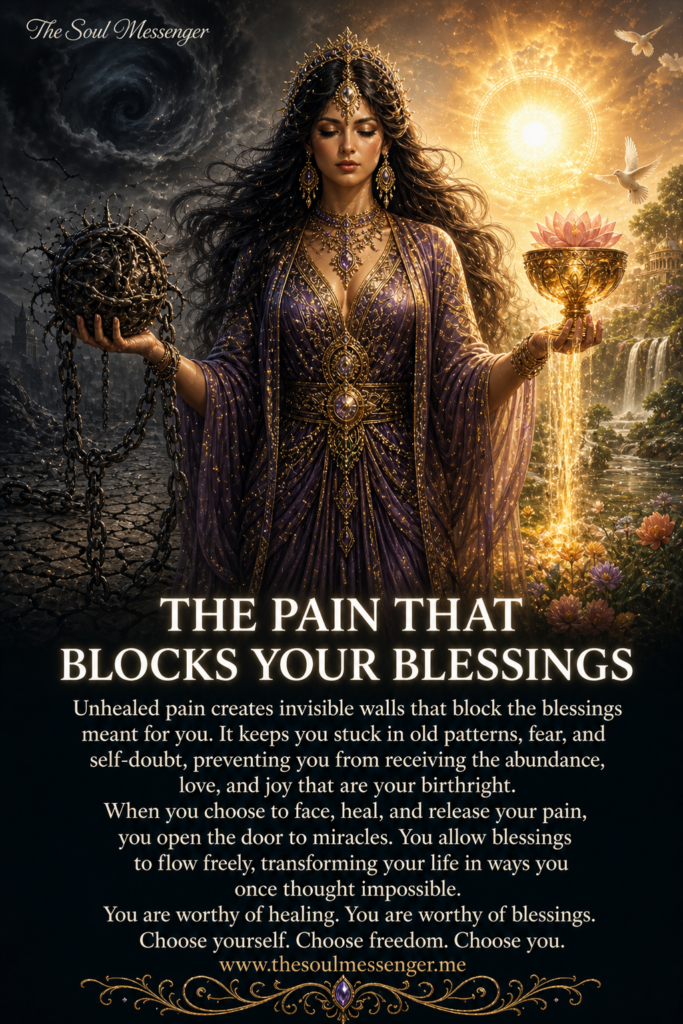 Face the Unhealed Pain and Unlock your Blessings