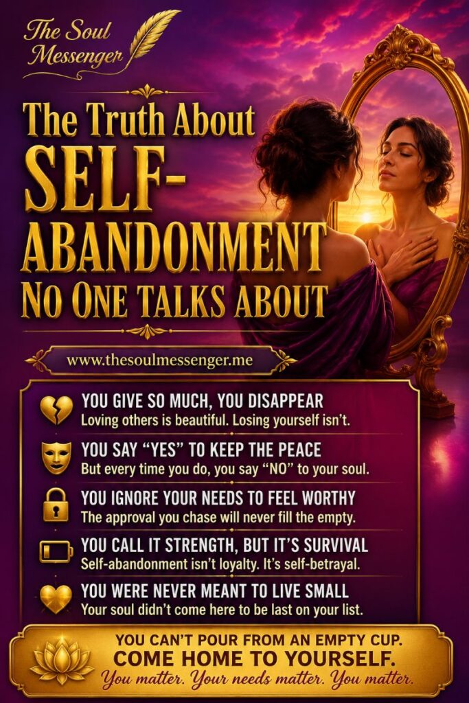The Truth About Self-Abandonment No One Talks About