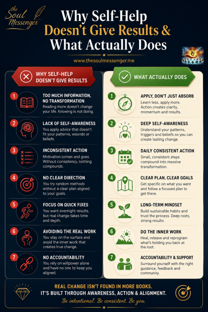 Why Self-Help Doesn’t Give Results & What Actually Does