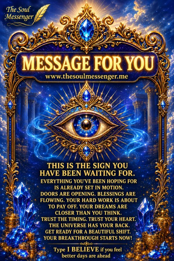 Message for You-This is the Sign You Have Been Waiting For