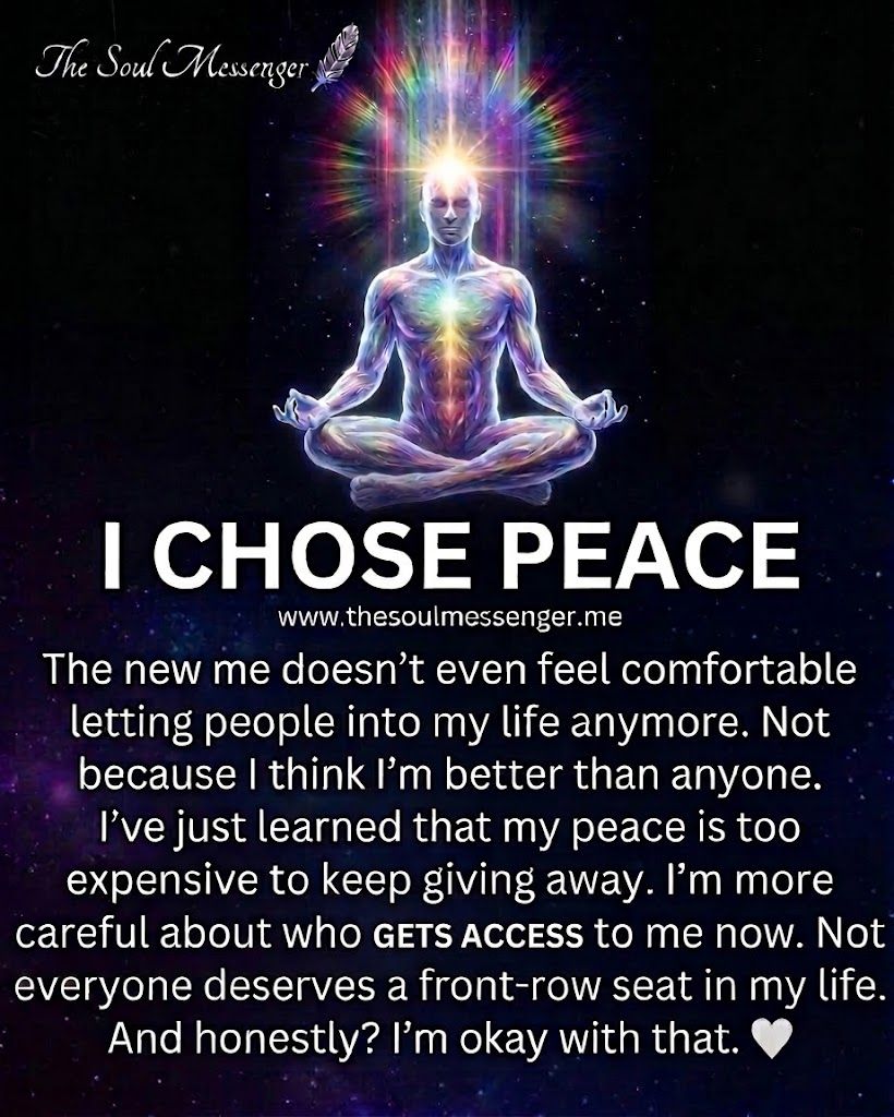 This is Why My Peace Matters More than Fake Connections 1 I CHOSE PEACE message about protecting your energy, setting boundaries, and choosing inner peace over fake connections.