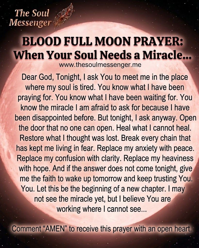 When Your Soul Needs a Miracle...
